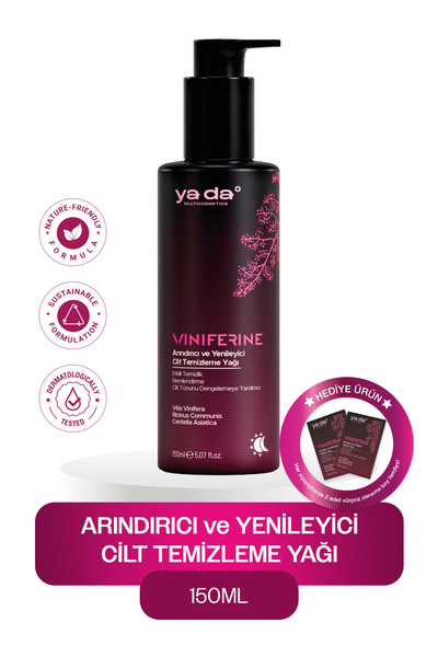 ya da multicosmetics Viniferine Arındırıcı ve Yenileyici Cilt Temizleme Yağı,...
