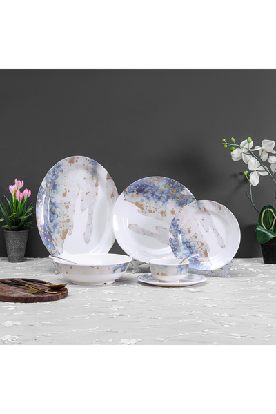 ROYALFORD Melamine Ware Dinner Set, 45 Pcs