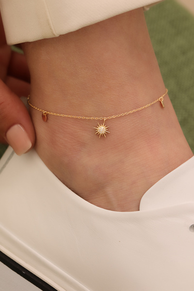 YAVUZ KUYUMCULUK 14 Ayar Altın Güneş Halhal