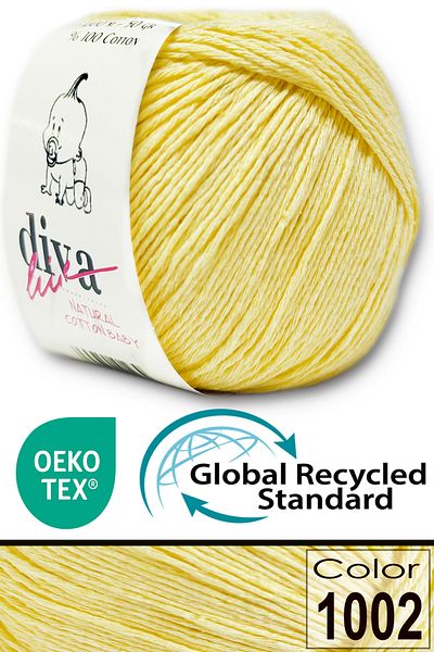 Diva İplik Premium Amigurumi Ipi Punch (PANÇ) Baby Soft Cotton 50 gr Πλεκτό Βαμβακερό Σχοινί - Απαλό Κίτρινο