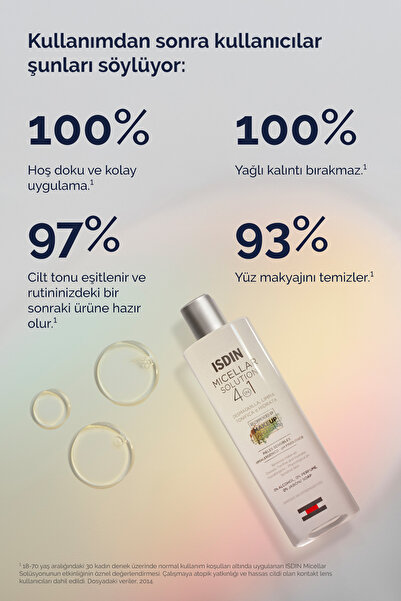 ISDINCEUTICS Micellar Kusursuz Makyaj Temizleme Suyu 4 Etki 1 Arada 400 ml