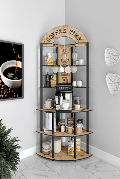Genel Markalar Ristretto Dekoratif Köşe Coffee Tıme Kahve Köşesi Safir Meşe