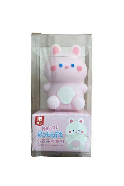 Linea 1 Fun Rabbit Pencil Sharpener with Eraser Gift