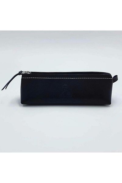 Südor Monalisa Leather Pen Holder Tribag Navy Blue Kn14-03