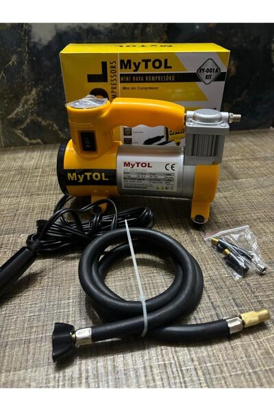 DİBA AVM ARABA OTO ARAÇ LASTİK ŞİŞİRME POMPASI METAL GÖVDE KOMPROSÖR HAVA KOMPROSÖRÜ 1 ADET