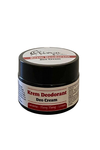 Olivya Dükkan Doğal Krem Deodorant - Alüminyum Ve Alkol Içermez - 30 ml