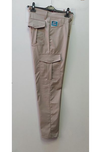 BeyzDenim Stone Color Flexible Water Repellent Ripstop Cargo Tactical Large Size Trousers