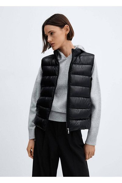 MANGO Woman Lightweight Quilted Vest