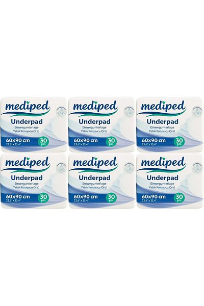 Mediped Patient Bottom Opening Bed Protector Cover 60*90cm Classic 180 Pieces (6Pk*30)