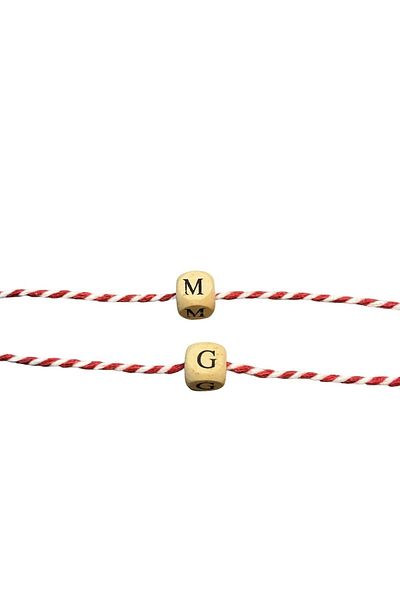 okyanus special Two Letter Martenitsa Bracelet