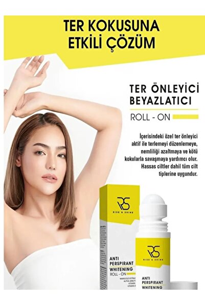 Rise & Shine - Rise And Shine Antiperspirant Whitening Roll-on - 75 ml 3 Adet