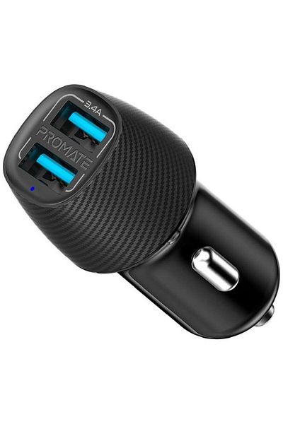 Promate Car Charger 3.4A PROMATE Dual Ports