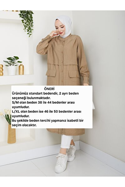 Pamuk Butik Women's Pocketed Button Closure Cap