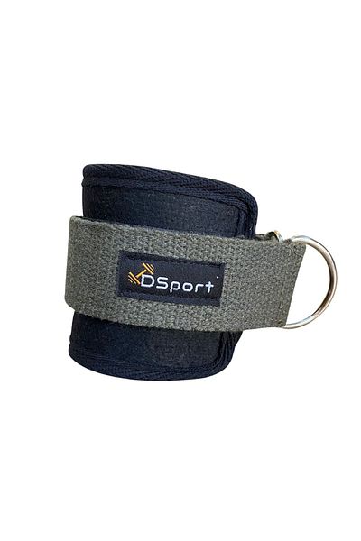 DSport حزام كاحل للياقة البدنية على شكل حرف D، جهاز كاحل بكابل كيبيكباك، قطعتان