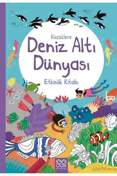 1001 Çiçek Kitaplar Underwater World Activity Book for Little