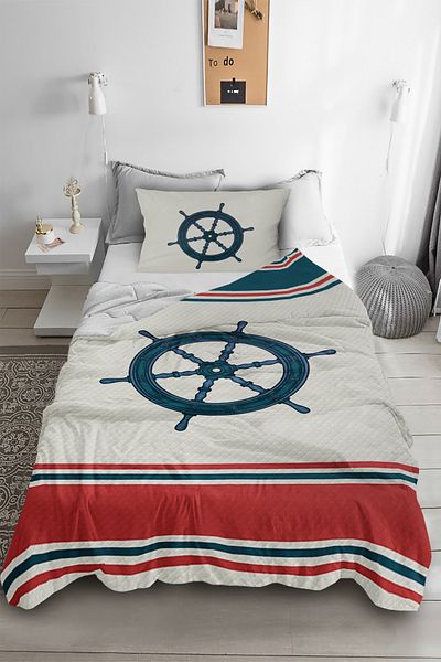 Bebişim Halı Sailor Rudder Pike & Bedspread