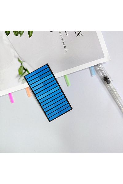 sibga tasarım Thin Strip Blue Color Postit Post-It Post It. Book Mark Bookmark Postit Sticker 300 Sheets