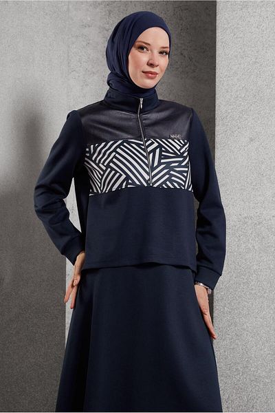 Alvina Σετ Hijab Bottom - Top Skirt