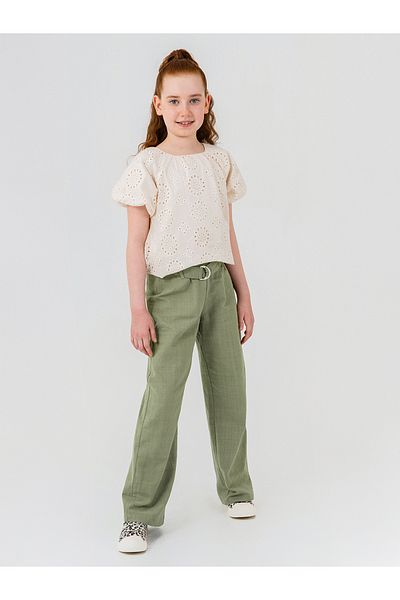 Pierre Cardin Girl's Pants 10-12 Years Khaki