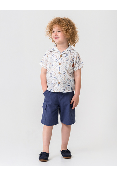 Pierre Cardin 2-5 Years Old Boy Shirt - Indigo
