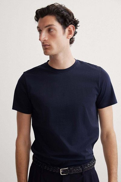 H&M Slim Fit Pima Cotton T-shirt