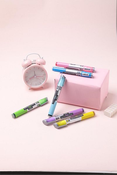 Serve Liquid Marking Pen Pastel Set of 4