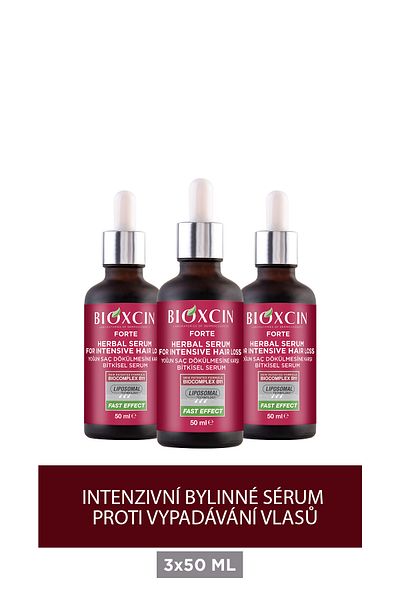Bioxcin Forte Yoğun Saç Dökülmesine Karşı Bitkisel sérum 3x50ml