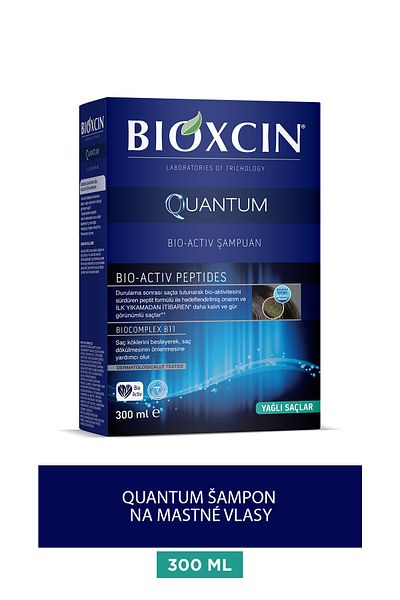 Bioxcin Kvantový šampon pro mastné vlasy 300 ml-