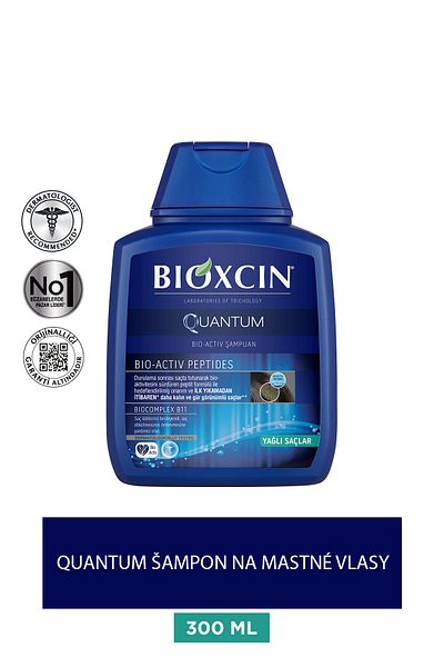 Bioxcin Kvantový šampon pro mastné vlasy 300 ml-