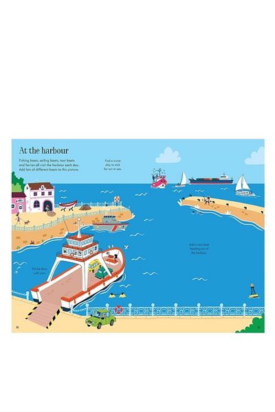Usborne Little First Stickers Travel