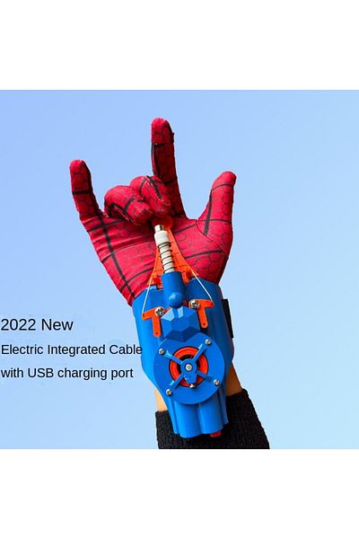 Choice Automatic Blue Spiderman Web Shooters Spider Man Wrist Launcher Upgraded Version Peter Parker Cospla