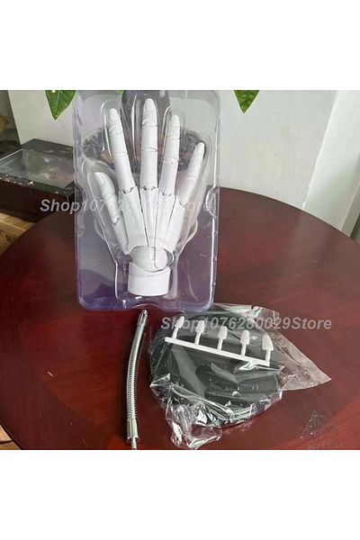 BANDAI A No Box 1:1 Hand Joint Super Movable Model Simulation Hand White Grey Hand Left Right Draw Sketch A