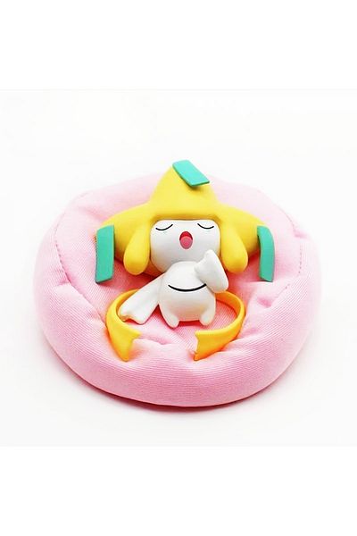 BANDAI Opp Bag Jirachi Pokemon Anime Pikachu Eevee Poket Gift Pokemon Starry Dream Series Action Figures Bu