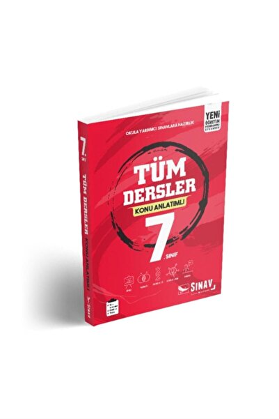 Sınav Yayınları Sınav 7.sınıf Tüm Dersler Konu Anlatımlı