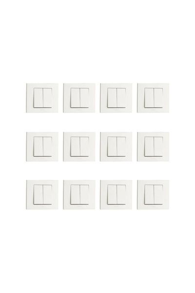 Tenda 12 Pieces Ovivo Grano - White Commutator Frame Included**