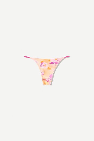 Bershka Floral Bikini Bottoms
