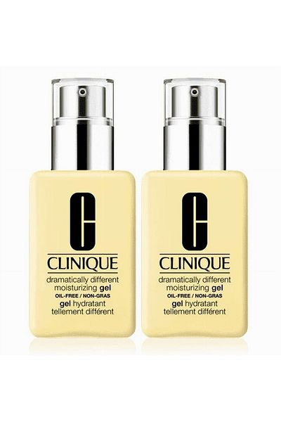 Clinique Dramatically Different Moisturizing Gel Duo- Oil Free (120ml x 2)