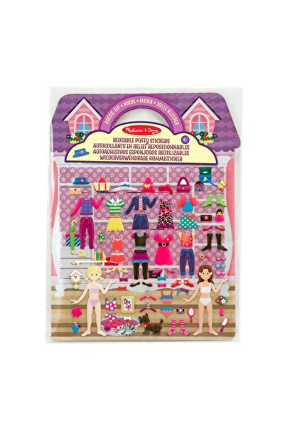 Melissa & Doug Kabartmalı Tak Çıkar Çıkartma - Giydirme Seti