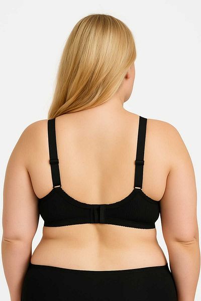 wear treasure C Cup Wireless Sponge Side Support Wire Support Bra