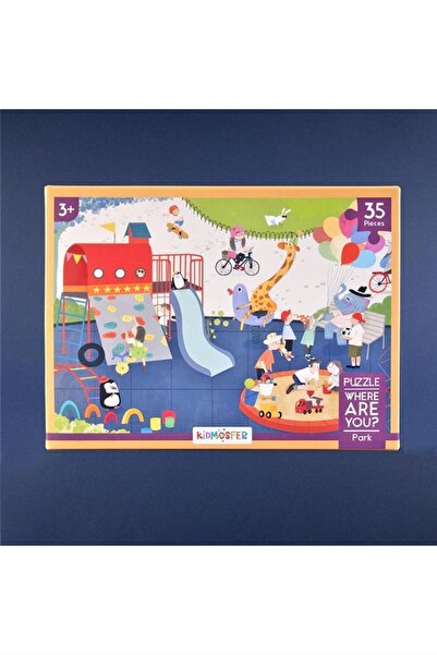 kidmosfer Where Are You / Neredesin / Park Puzzle (YAPBOZ) / 35 Parça 3 Yaş