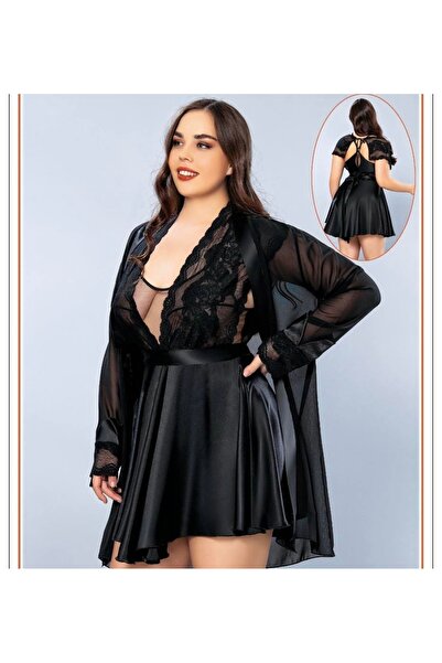 LA JOYA BÜYÜK BEDEN CUTE GECELİK