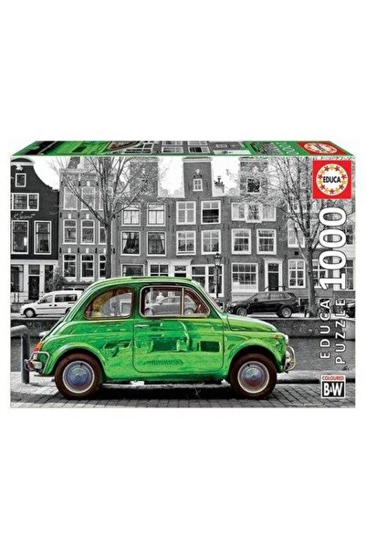 Educa Puzzle 18000 سيارة في أمستردام لغز ملون B&W 1000 قطعة