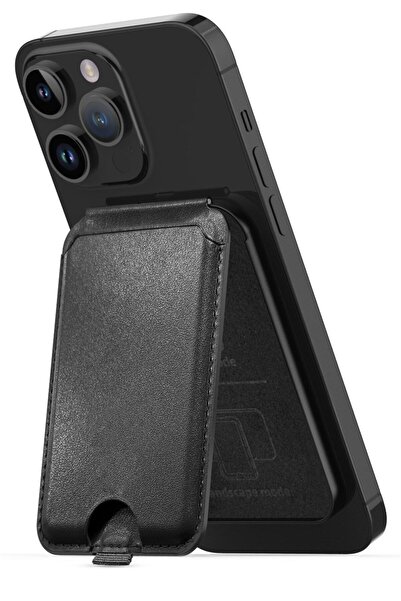 X-Level Magsafe Uyumlu Deri Iphone Kartlık Ve Manyetik Stand -apple Iphone 12 13 14 15 16 (XMC2500)