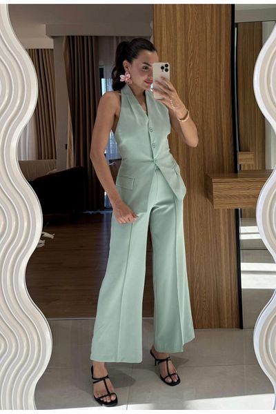 Lotus Leila Vest - Trousers Double Set