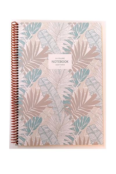 KESKİN COLOR A4 La Plume Leaves Notebook A4 80 YpCardboard Cover