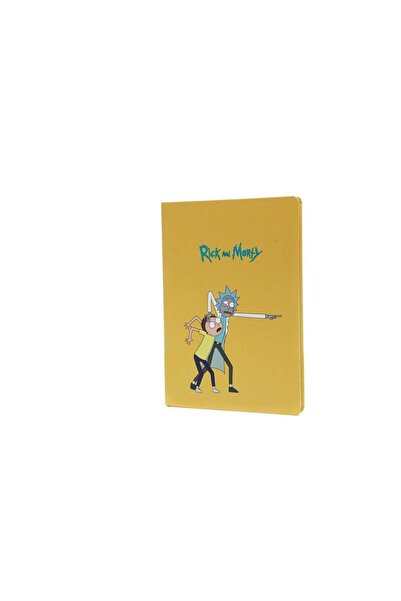Mabbels Rick&Morty Sert Kapak Ciltli Çizgili 96 Yaprak Defter