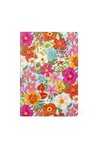 Legami Okul Defteri A5 Çizgili Flowers