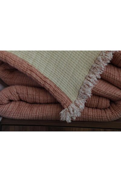 Tasarım Hb&Victory Muslin Tile Color 6 Layer Quilt Double 240X230 Cm.
