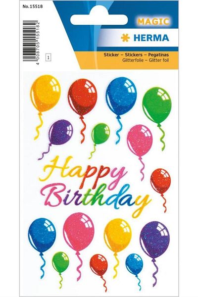 Herma Magic Etıket Glıttery Balloons