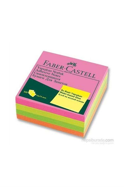 Faber Castell Faber Sticky Note Holder 75x75mm Colorful 320yp565439 /